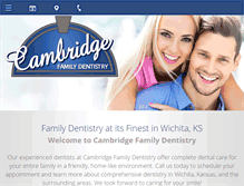 Tablet Screenshot of cambridgefamilydentists.com